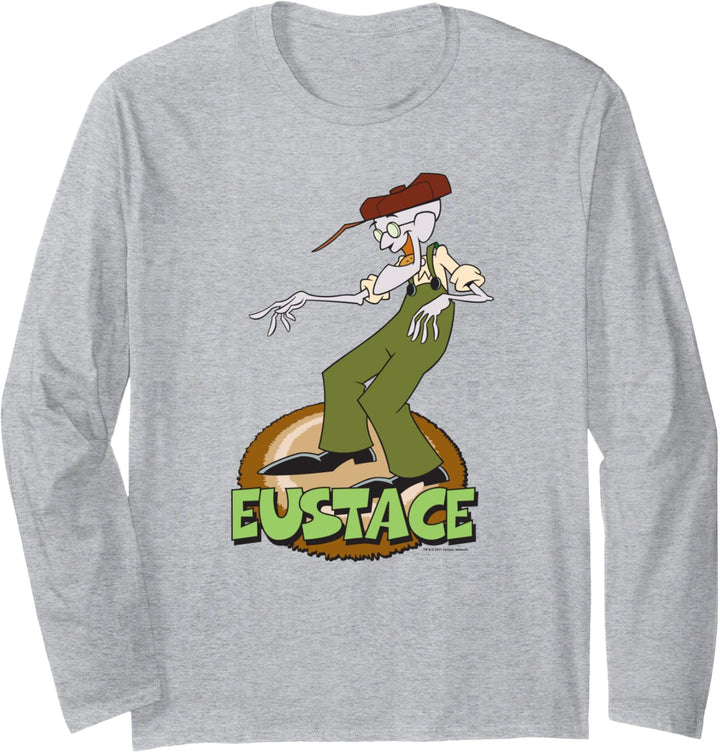 Courage the Cowardly Dog Eustace Standing Langarmshirt