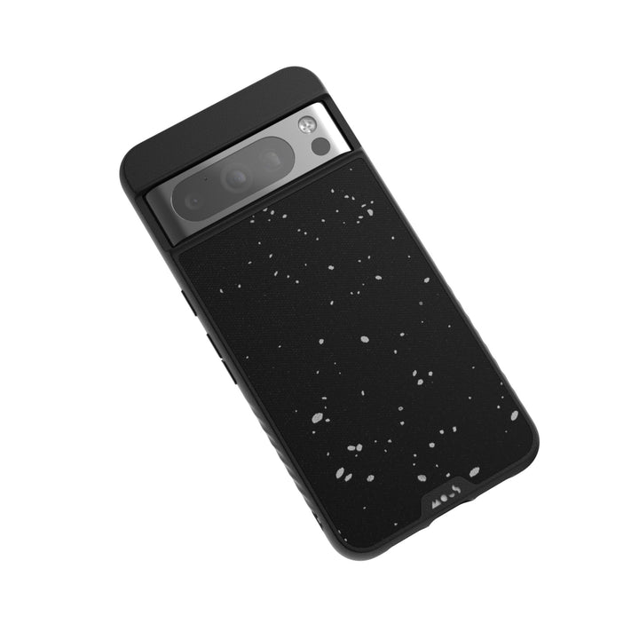 Mous Hülle für Google Pixel 8 Pro MagSafe Kompatibel Case - Limitless 5.0 - Gesprenkelter schwarzer