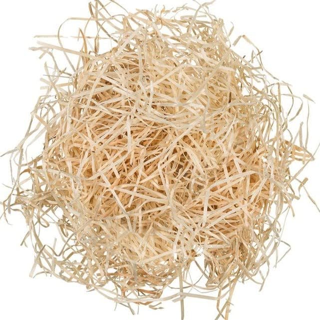 10 Kilogramm (Kg) Holzwolle | Natur | Erdbeerholzwolle | In Deutschland hergestellt | Ideal als Füll