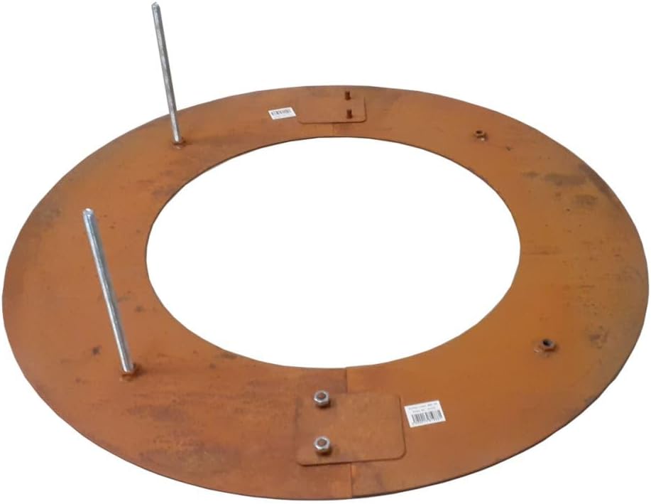 Baumring Cortenstahl Edelrost Ø50 cm Ø30 cm innen – Baumschutz & Gartendeko rost Aussendurchmesser 5