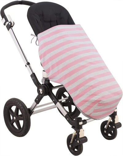 JYOKO KIDS Universal Baby Fusssack Kinderwagen, Extra Weicher Fleece für den Winter (PINK ISLAND, Fl