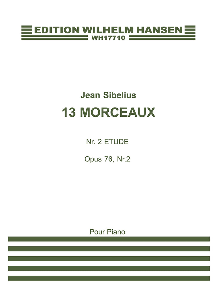 Etude op.76,2 : pour piano