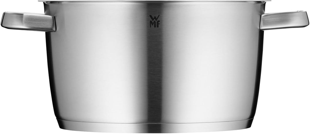 WMF Iconic Kochtopf gross 24cm, Metalldeckel, Fleischtopf Induktion 5,6l, Topf gross, Cromargan Edel