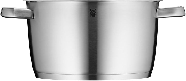 WMF Iconic Kochtopf gross 24cm, Metalldeckel, Fleischtopf Induktion 5,6l, Topf gross, Cromargan Edel