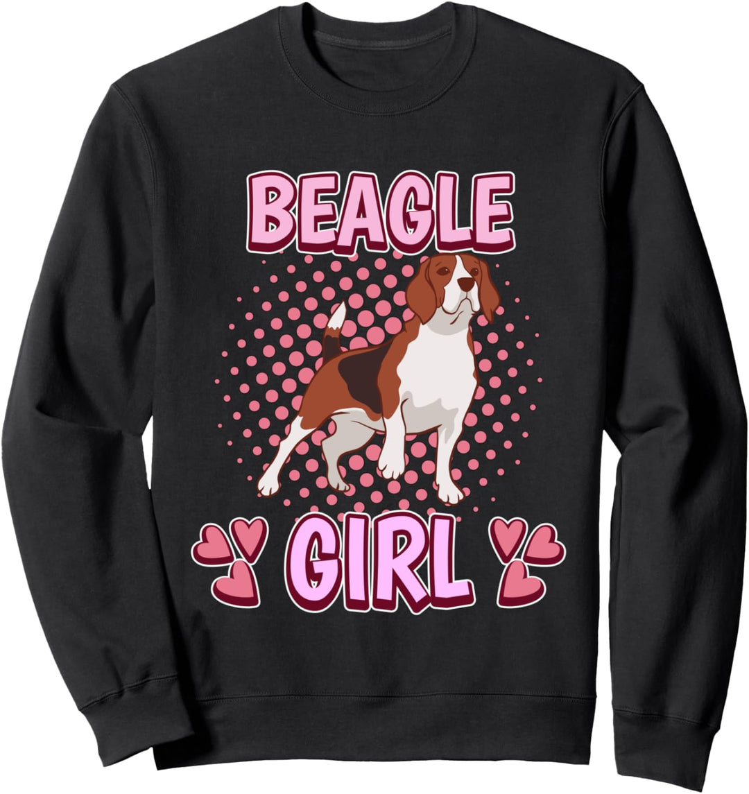 Mädchen Beagle Girl Beagle Sweatshirt