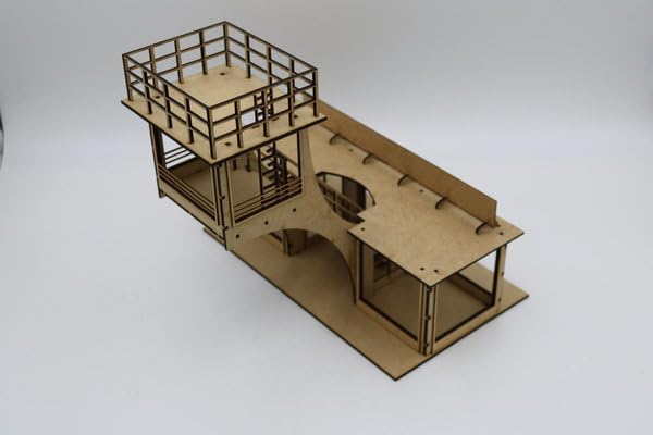 AT-BA Modellbau 220142 Slotcar Deko Kontrollturm