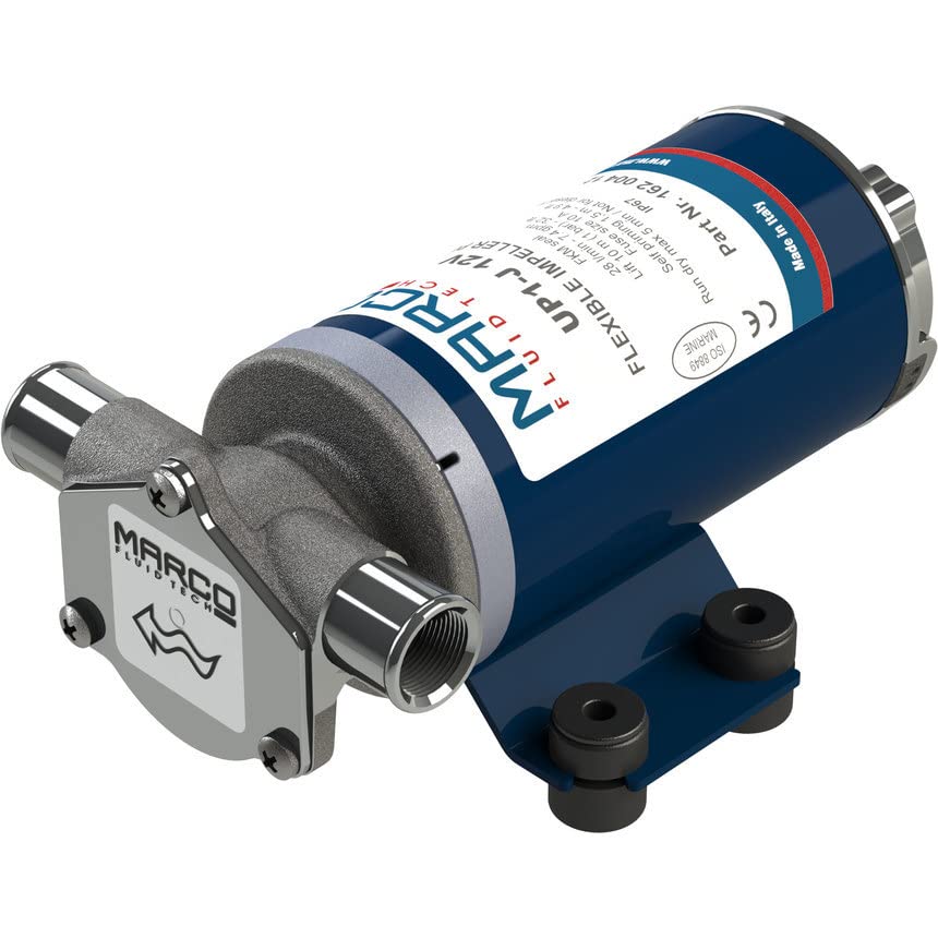 MARCO UP1-J 12V Drehpumpe aus Gummi 28 l/min, 16200412-A0, Blau, Compatta