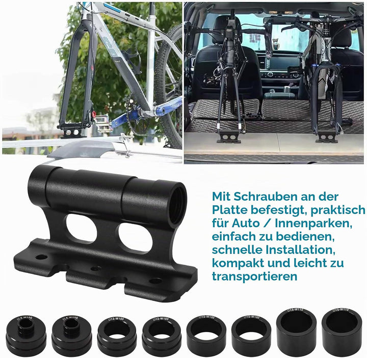 Gabelhalterung, Auto Fahrrad Dachträger Gabelhalterung, Fahrrad Vorderradgabel, Schnellspanner Halte