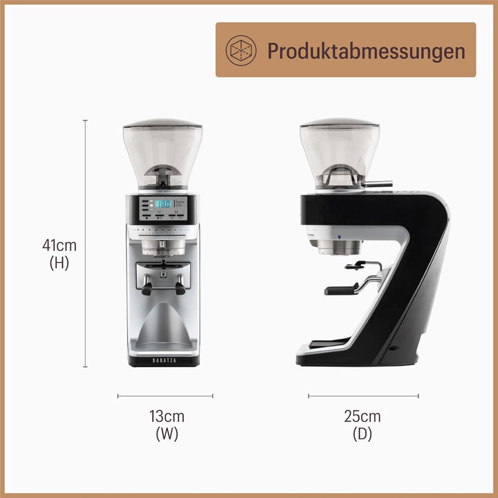 Baratza - Sette 270 230V Kaffeemühle - Elektrische Kaffeemühle mit Mahlwerk, Schwarz ZCG1270BLK4FEU1