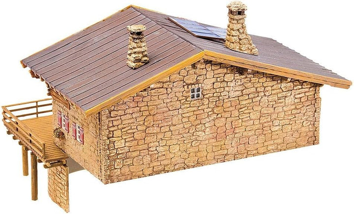 Faller FA 232356 - Hochgebirgshütte Moser-Hütte, Zubehör für die Modelleisenbahn, Modellbau