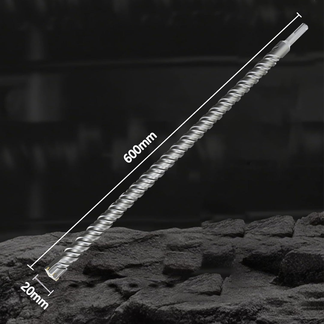 CATITO 20x600 SDS PLUS Bohrer, Schlagbohrer, Hammerbohrer, Professionelle Betonbohrer, ideal zum Boh