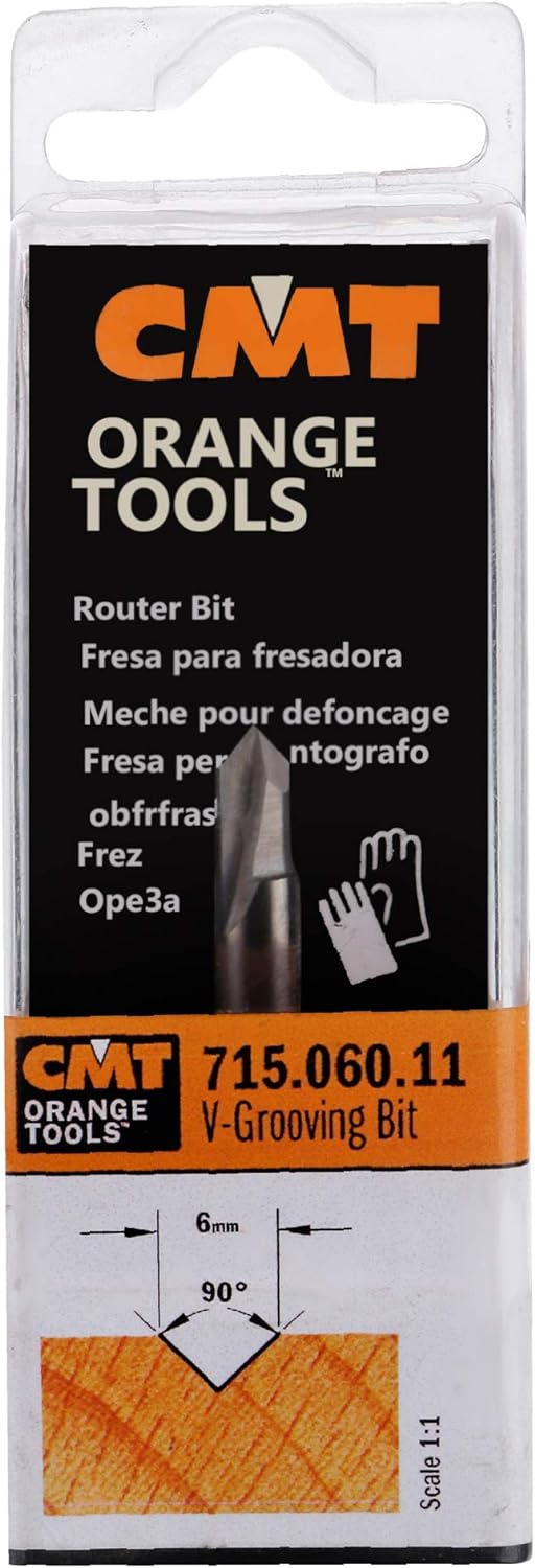 CMT Orange Tools 915.817.11 V (90) HM – Fräser Steckplätze S 12 D 31.7 x 16