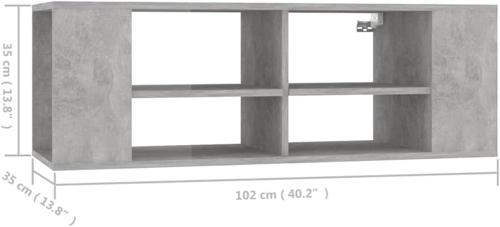 vidaXL TV Wandschrank Schrank Lowboard Sideboard Fernsehschrank Fernsehtisch TV Möbel HiFi-Schrank H