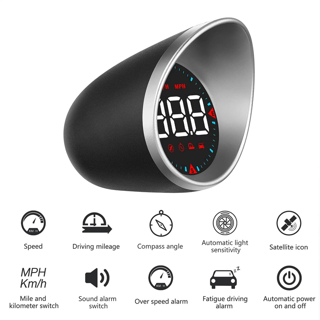 Auto HUD Tachometer, Universal Car Smart Digital Tachometer HUD Display GPS Tachometer für LKW Bus R