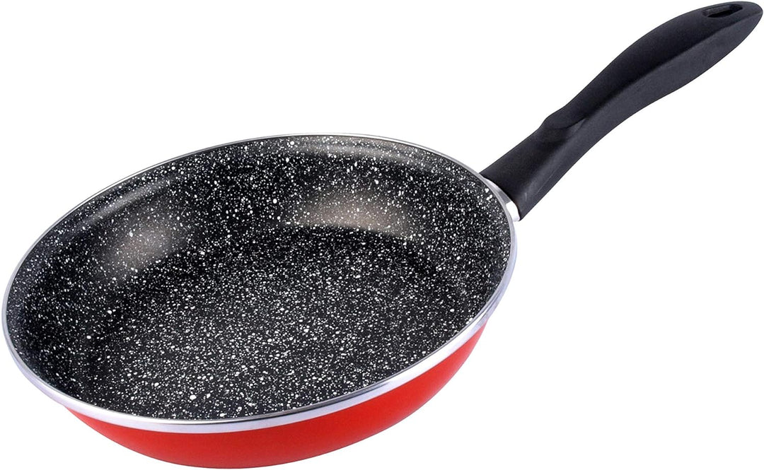 MAGEFESA Rojo Rot K2 Pfanne 26, emaillierter Stahl, Induktion und Spülmaschine