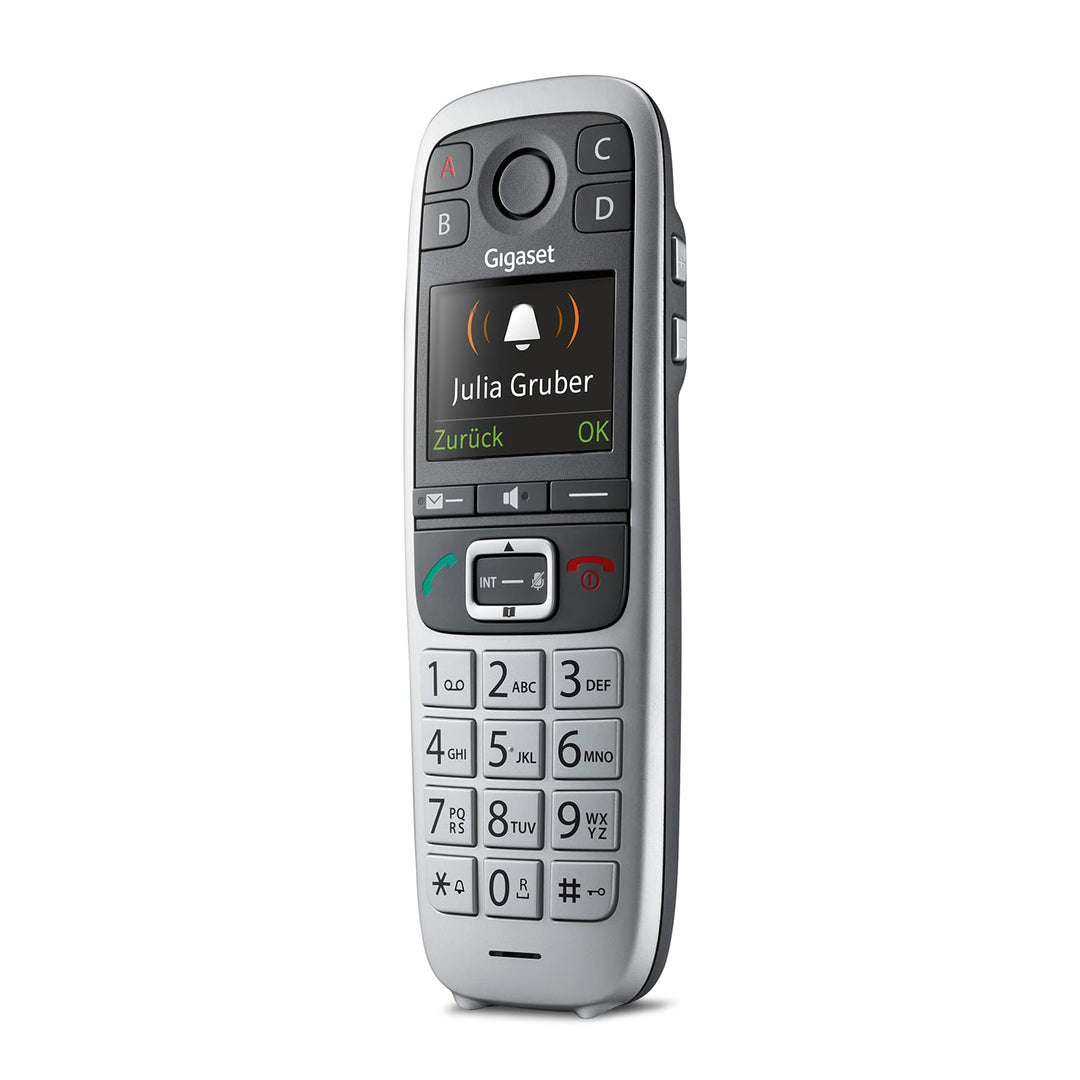 Gigaset E560HX - DECT-Mobilteil mit Ladeschale - Fritzbox-kompatibel - Schnurloses Senioren-Telefon