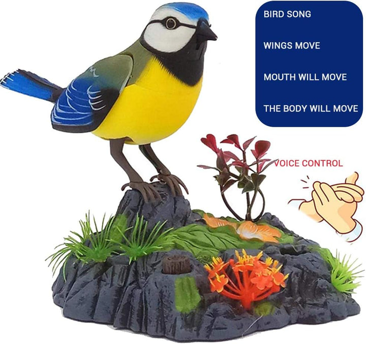 Singender zwitschernder Vogel, elektronischer sprechender Papagei, elektrisches Tierspielzeug, singe