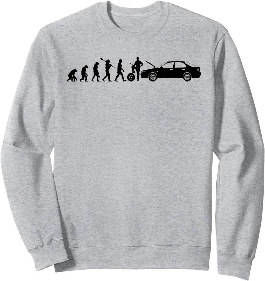 Handwerker KFZ Mechaniker Evolution Automechaniker Sweatshirt