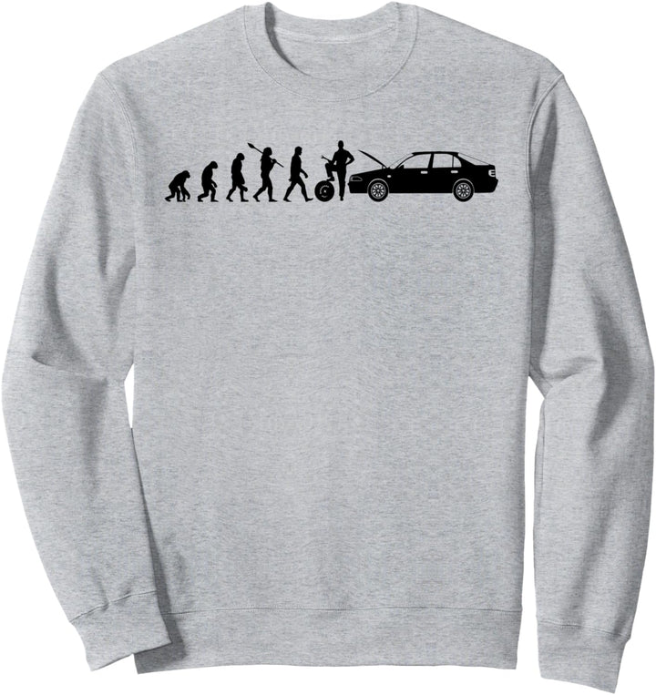 Handwerker KFZ Mechaniker Evolution Automechaniker Sweatshirt