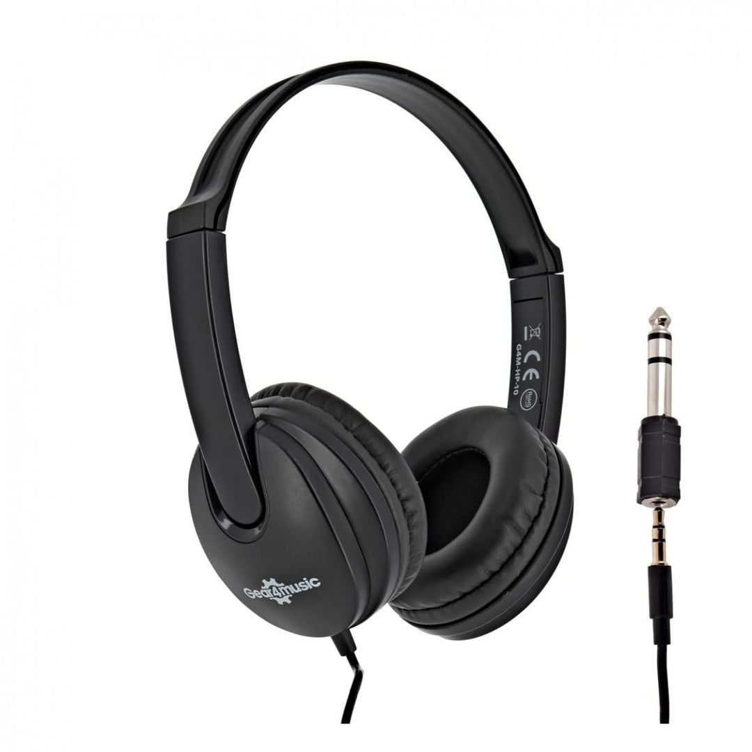 Gear4music Junior Kopfhörer für Kinder On Ear Wired schwarz