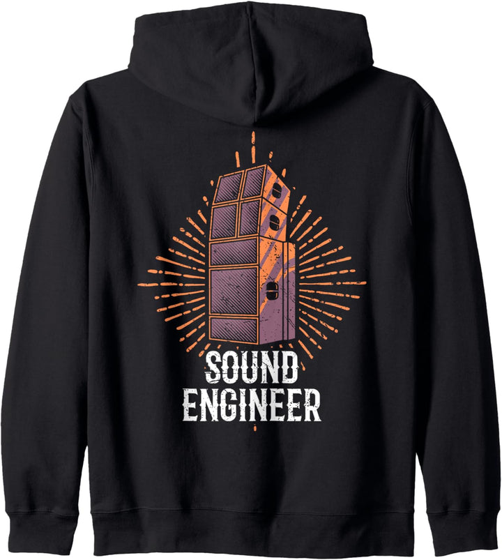 SOUND ENGINEER Veranstaltungstechniker Tontechniker Kapuzenjacke