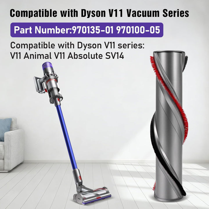 Chuancheng Bürstenrolle für Dyson V11, Scrollleiste Ersatzbürste für Dyson V11 Absolute V11 Animal S