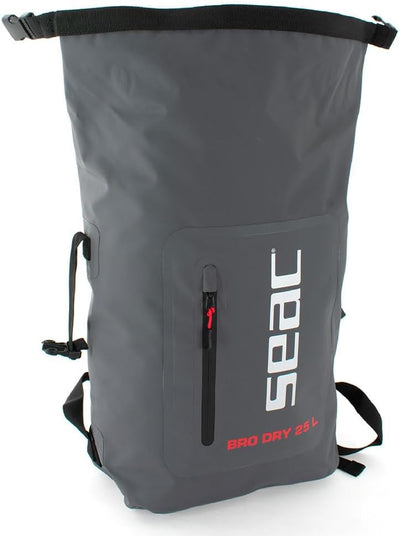 SEAC Bro Dry Rucksack, wasserdicht, 33 x 60 x 22 cm, 25 Liter, grau, Einheitsgrösse