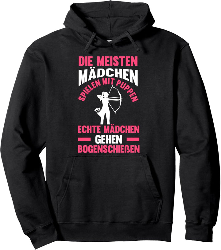 Bogenschiessen Mädchen Pullover Hoodie