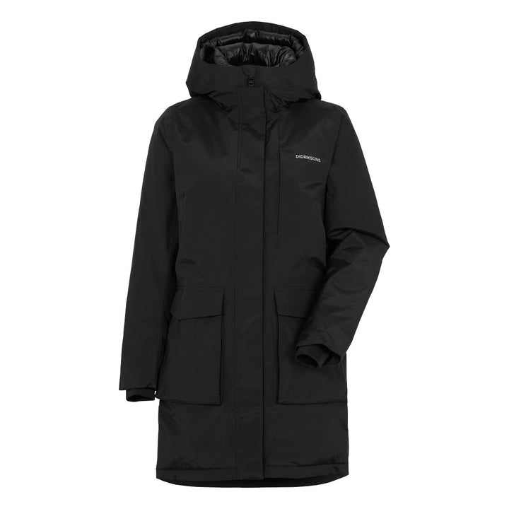 Didriksons Leya Women's Parka 2 42 Schwarz, 42 Schwarz