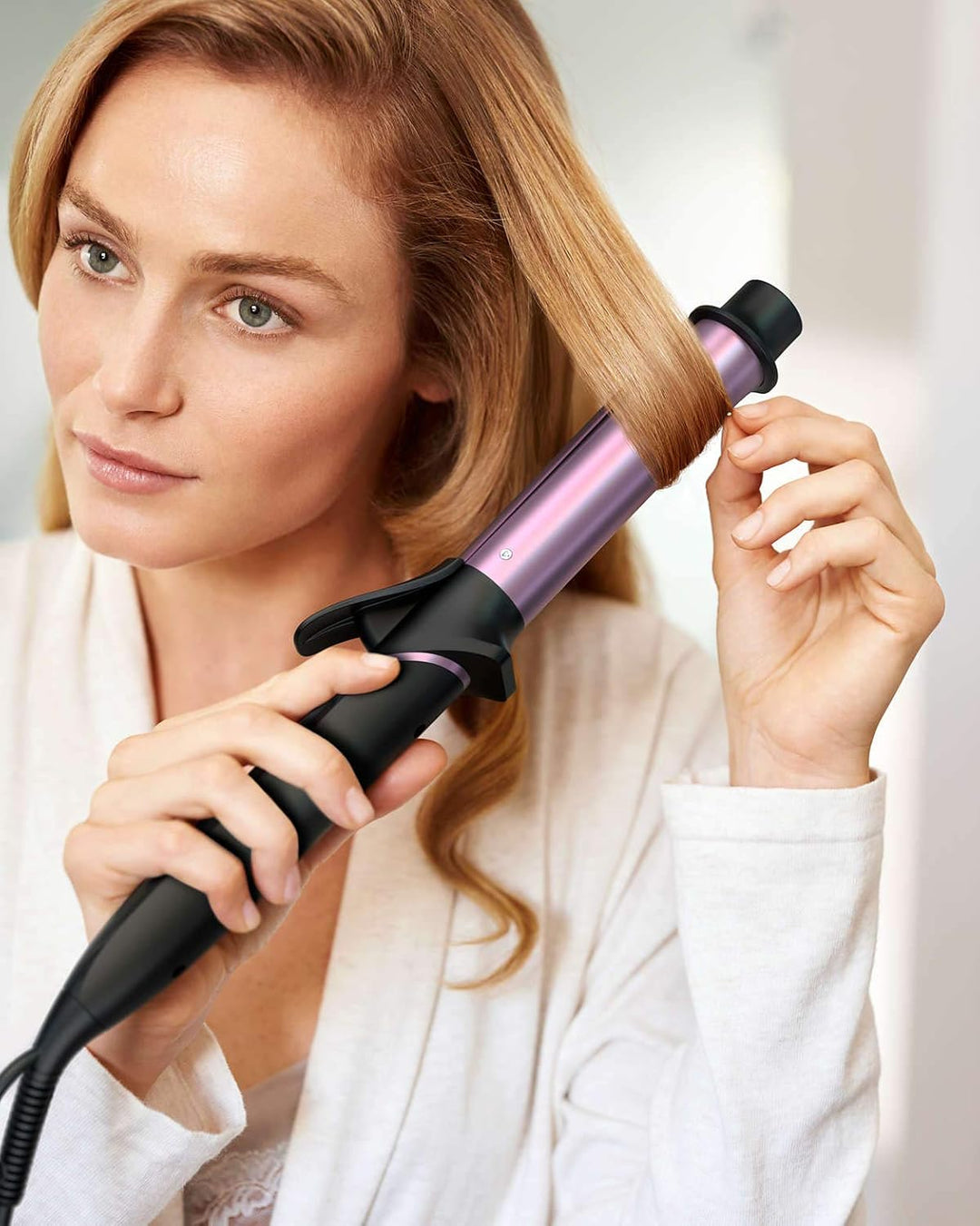 Philips StyleCare BHB868/00 Styling-Werkzeug, warm, schwarz, lila, 1,8 m, Lockenstab (Lockenstab, wa