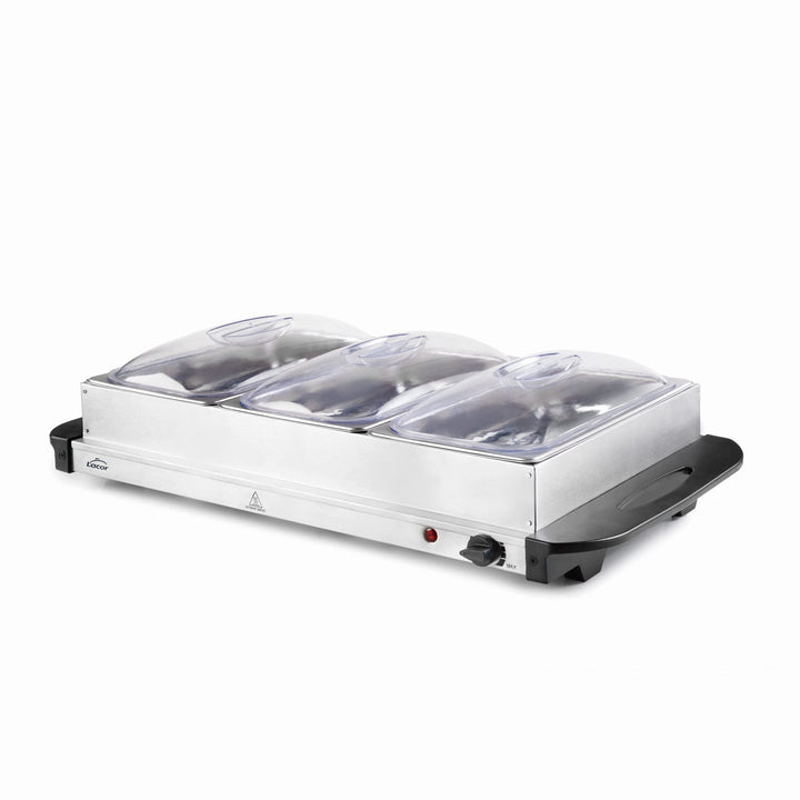Lacor 69445 Buffet Warmer 3xGN 1/3, rostfreier Edelstahl