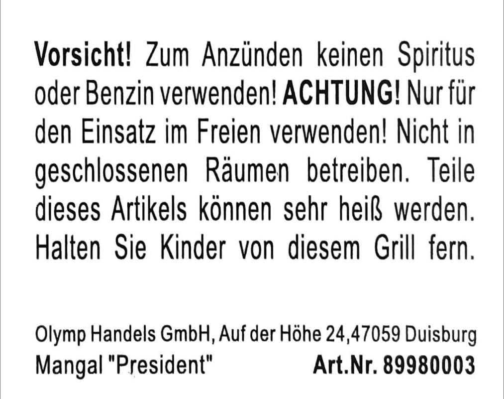 walexo Familien Grill Mangal mit klappbaren Füssen Schaschlik und BBQ Kohlegrill Säulengrill Standgr