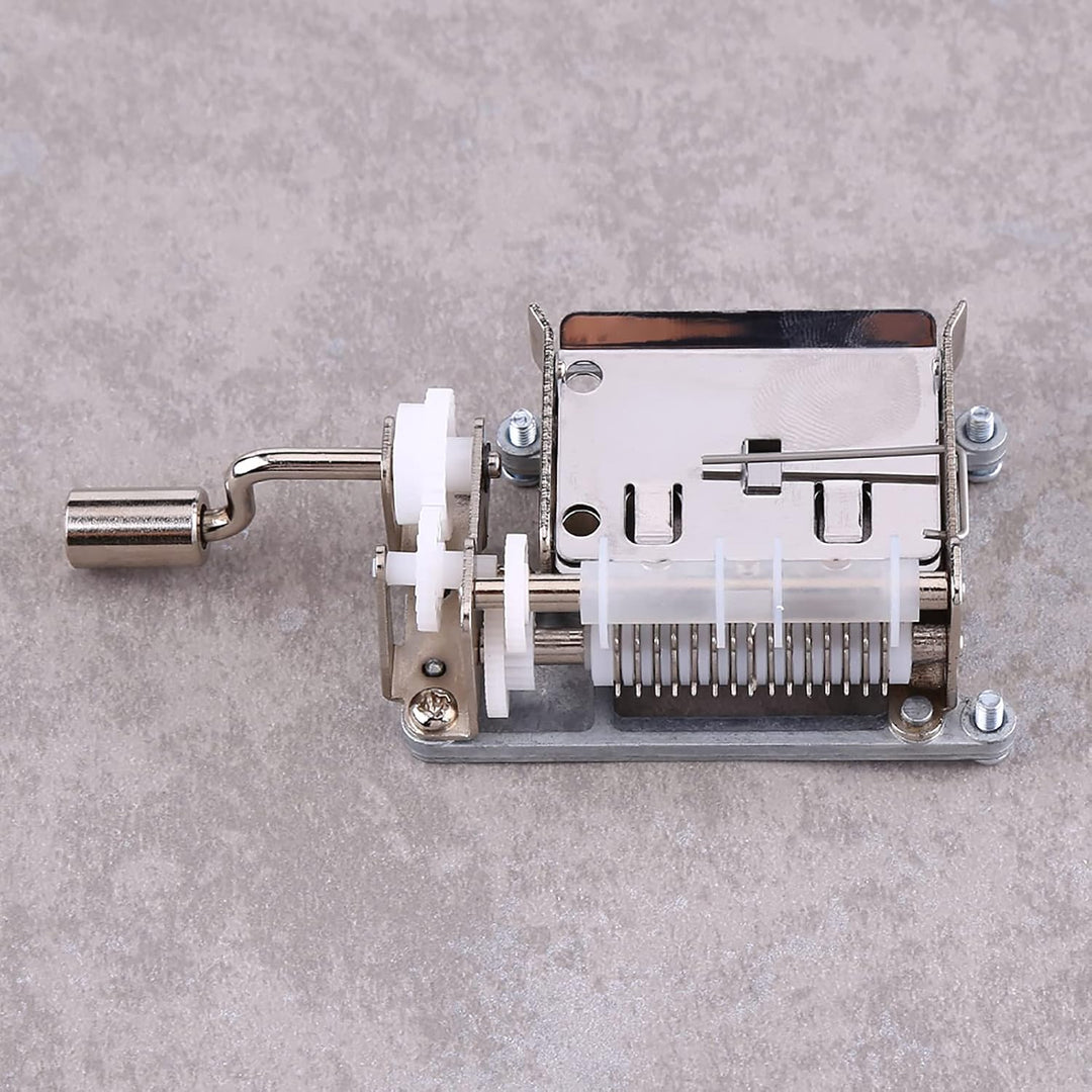 FTVOGUE 15 Hinweis DIY Tune Handkurbel Mechanische Spieluhr Bewegung Locher 20 Papierbänder Erstelle