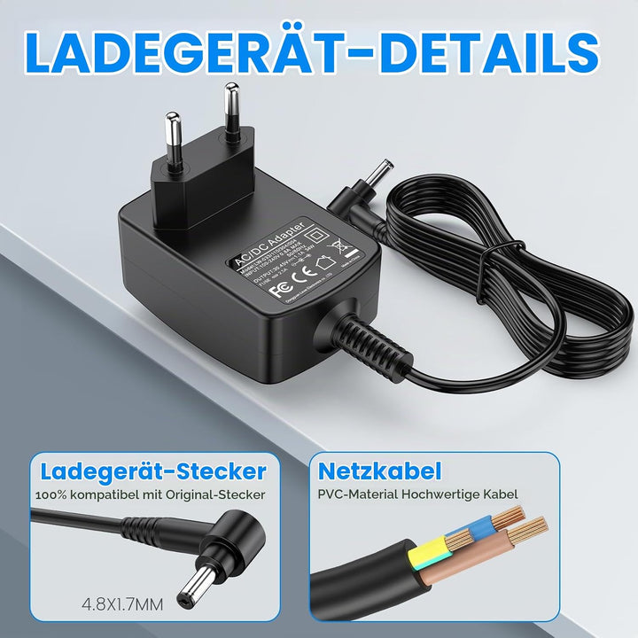 ASUNCELL 3900mAh V11 Akku für Dyson (Screw in Type) mit Ladegerät, Bürste und Schrauben, 25.2V Ersat