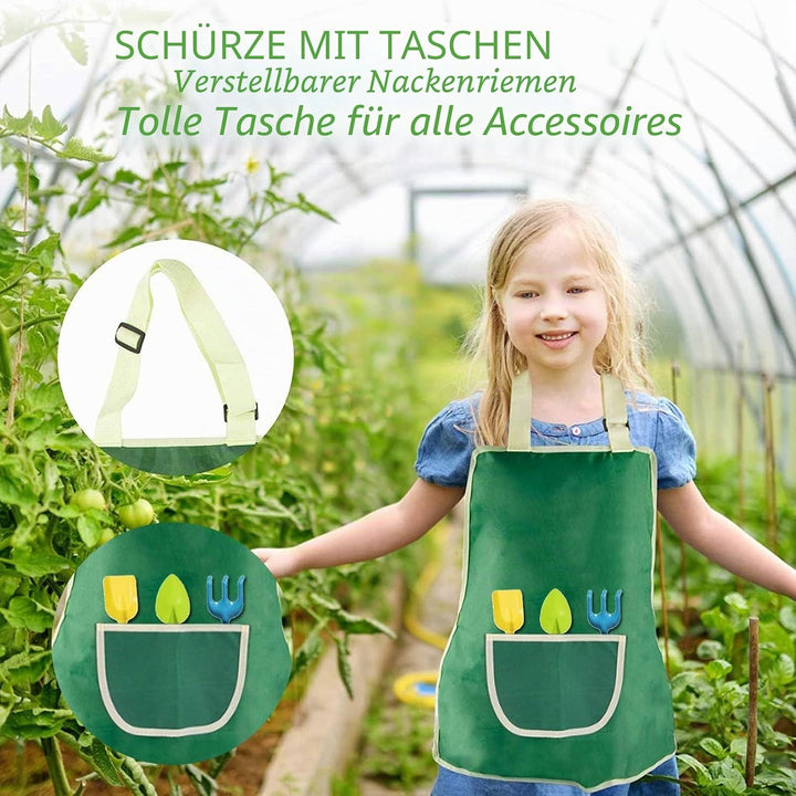 Gartengeräte für Kinder,Gartenspielzeug Set,Spielwerkzeuge für den Strand/Garten,Gartenwerkzeug Set