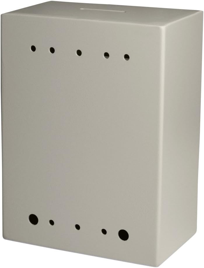 MCB Classic Metallbox - Spendenbox - Kommentarbox - Sichere Sammelbox - Wahlurne - Ticketbox - Einfa