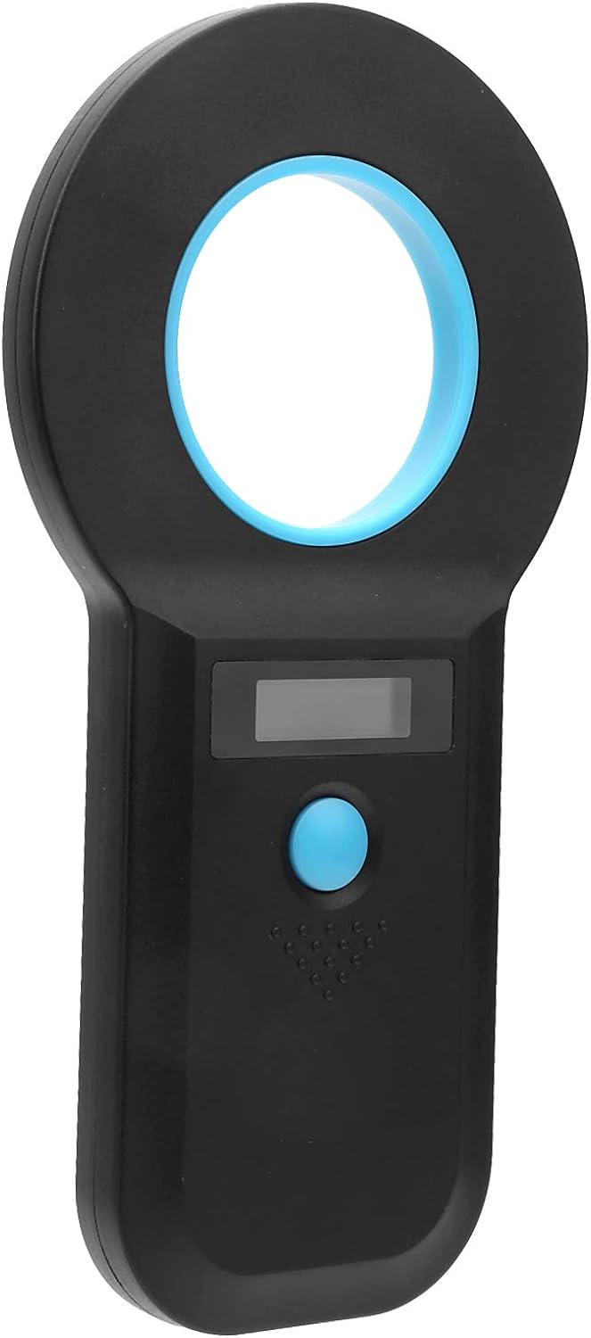 FILFEEL Tier ID Lesegerät, Tierchip Leser Mikrochip Bluetooth Scanner für RFID Hühner/Enten/Gänse/Sc