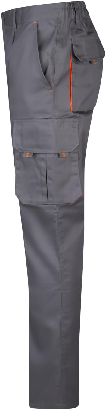 Velilla 103004 - Mehrtaschenhose (Grösse 46) Farbe grau und orange 46 Gris Y Naranja, 46 Gris Y Nara