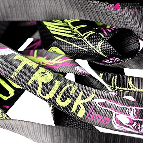 SPIDER SLACKLINE TWSB5 - Trickline Module Trick line Roll - Slackline für Freestyle Sprünge und Tric