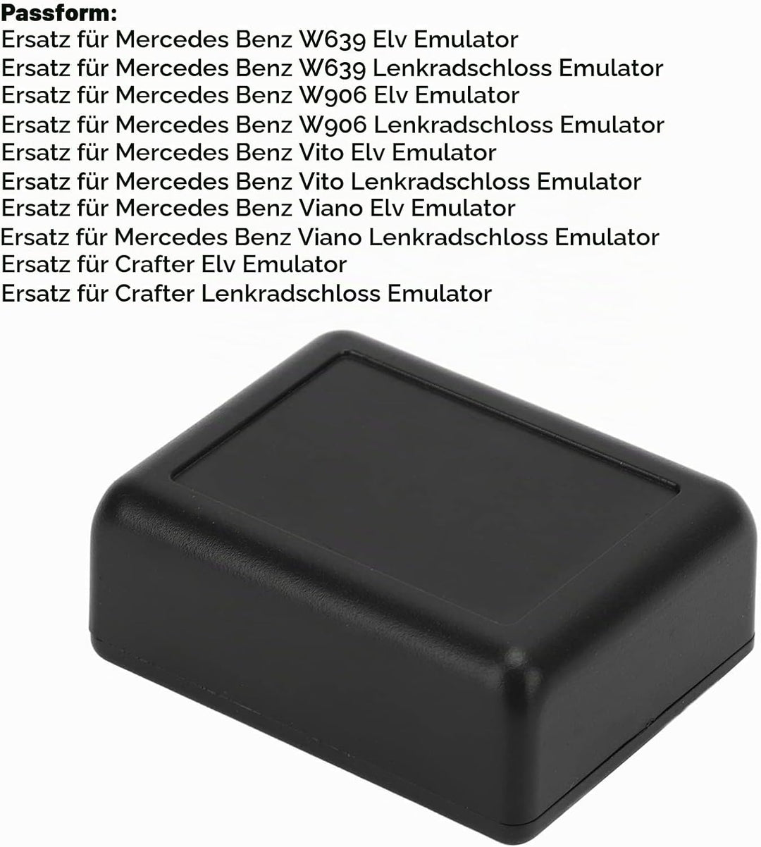 GAESHOW ESL ELV Lenkradschloss-Emulator Plug-and-Play-Ersatz für Mercedes Benz W639 W906 W209