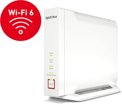 AVM FRITZ!Box 4060 (Wi-Fi 6 Mesh Router, bis zu 4.800 MBit/s (5 GHz) & 1.200 MBit/s (2,4 GHz), 2,5 G