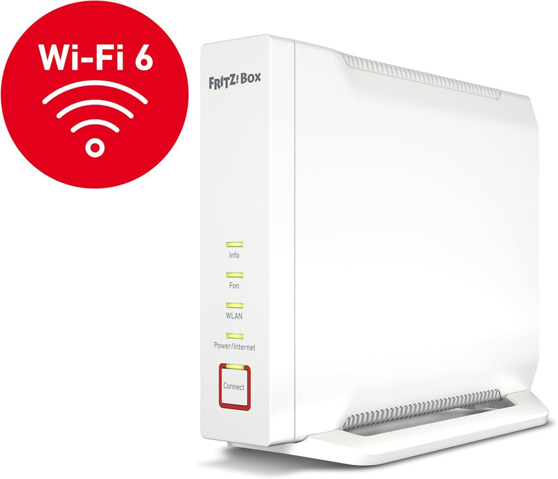 AVM FRITZ!Box 4060 (Wi-Fi 6 Mesh Router, bis zu 4.800 MBit/s (5 GHz) & 1.200 MBit/s (2,4 GHz), 2,5 G