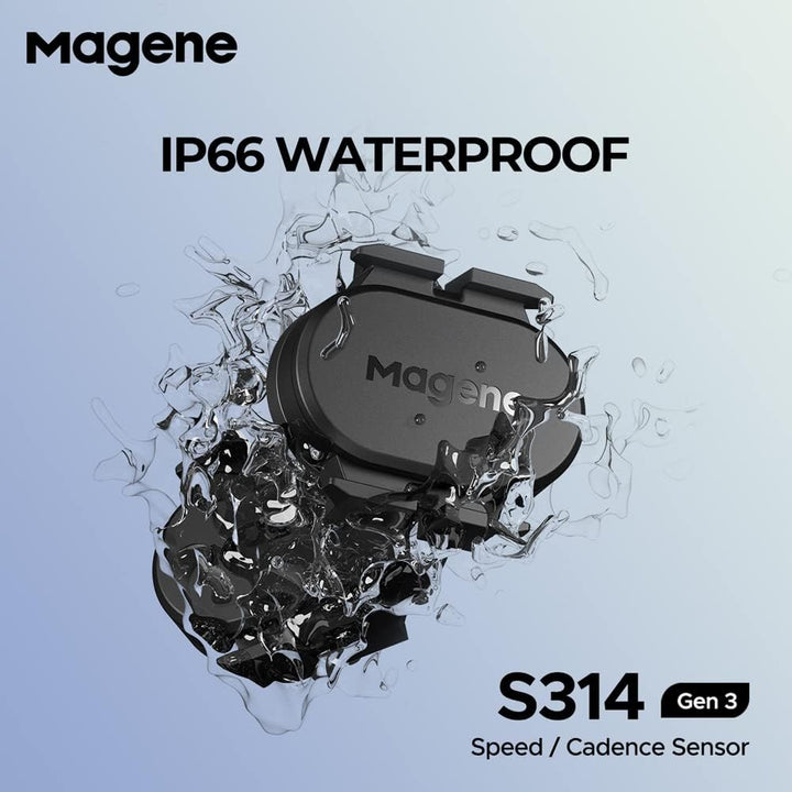 Magene S314 Geschwindigkeitssensor und Trittfrequenzsensor Drahtloser Fahrraddrehzahlsenso Speed Cad