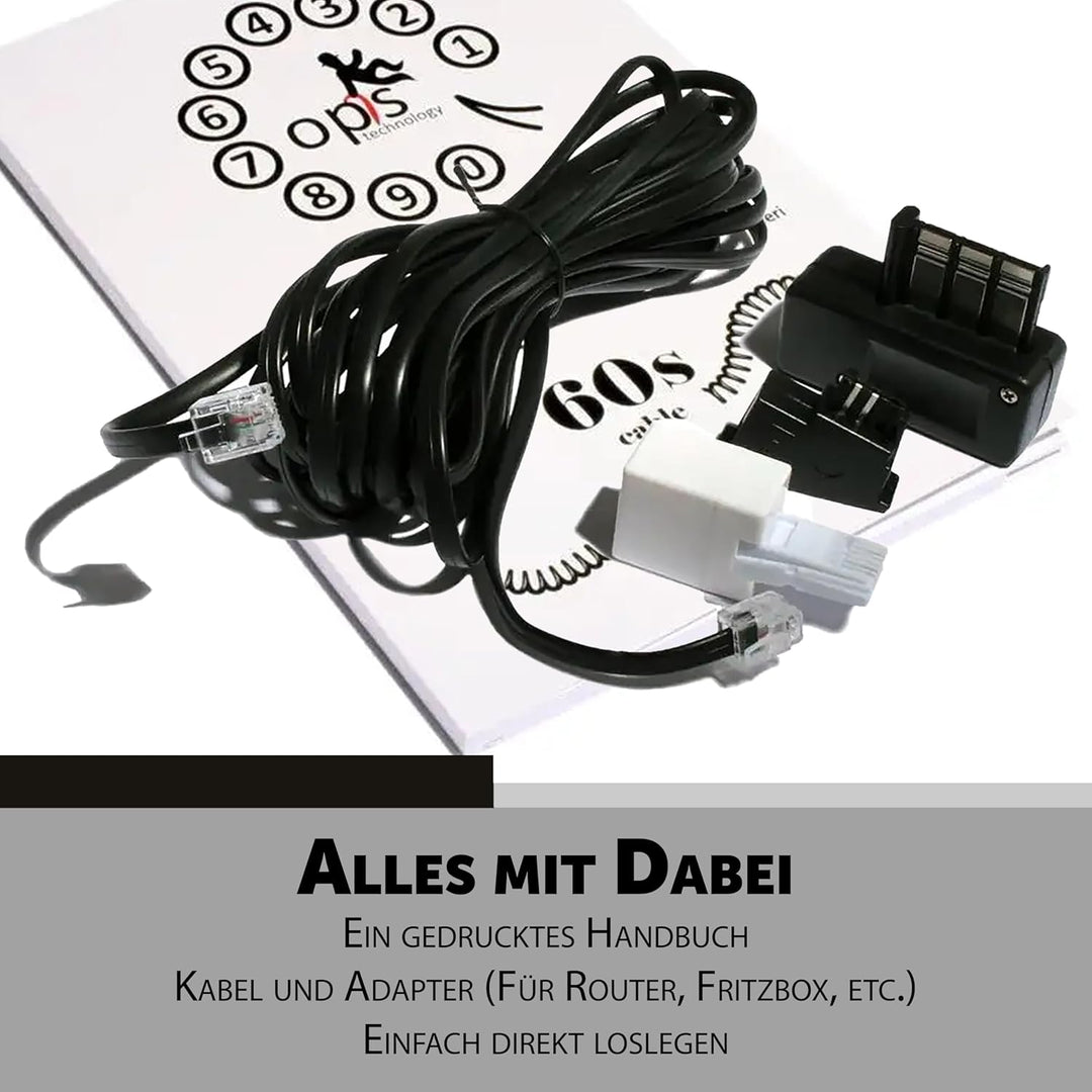 Retro Telefon Wählscheibe/Festnetztelefon Retro/Telefon mit Schnur/Telefon mit Wählscheibe/Telefon R