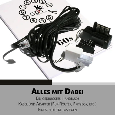 Retro Telefon Wählscheibe/Festnetztelefon Retro/Telefon mit Schnur/Telefon mit Wählscheibe/Telefon R