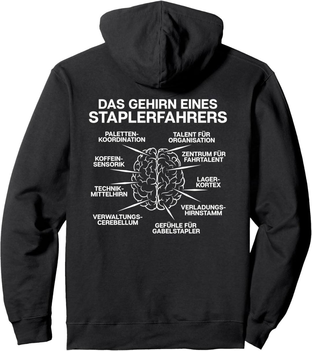 Gabelstaplerfahrer Typisches Gehirn Staplerfahrer Pullover Hoodie