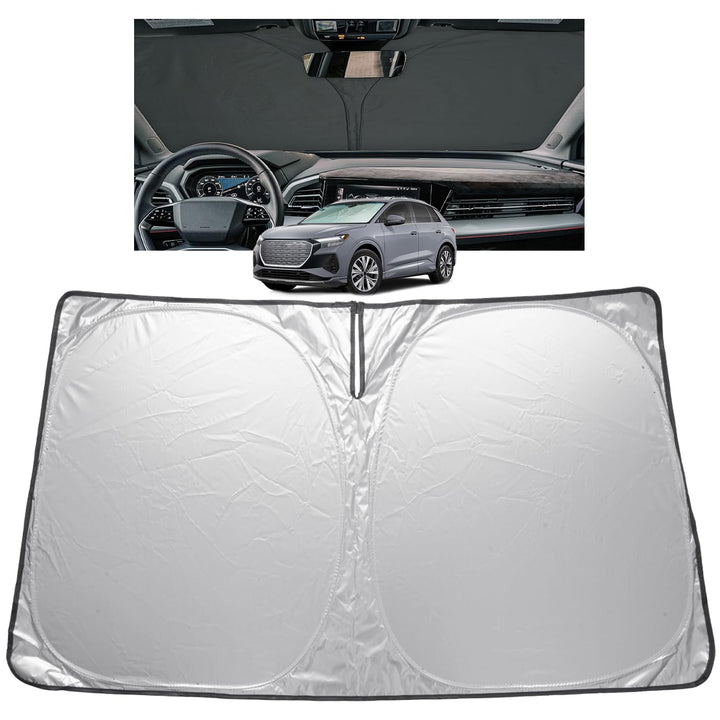 [Upgrade] GAFAT Kompatibel mit Audi Q4 e-tron EV Electric 2021-2025 2026 Sonnenschutz Frontscheibe I