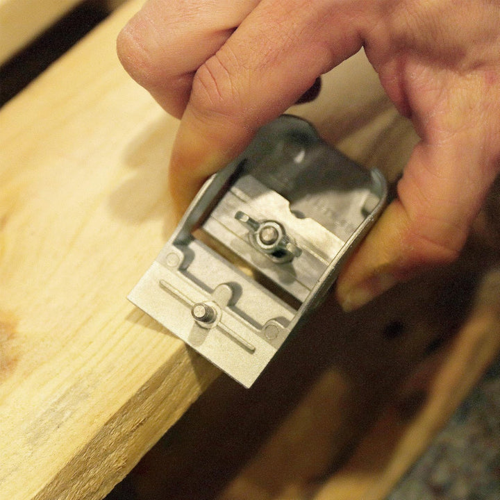 S&R 85mm Mini-Holz-Hobel Set – Einhandhobel, Schlichthobel, Kantenhobel, Dictum mit Ersatzklingen |