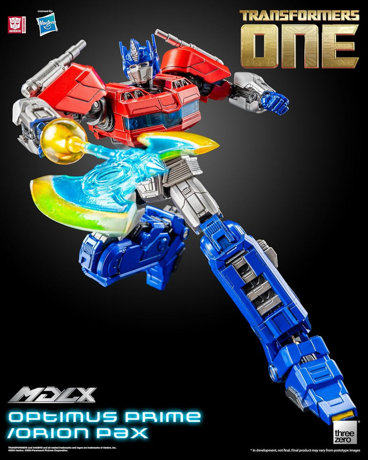 threezero store Transformers One: Optimus Prime Orion Pax MDLX Actionfigur