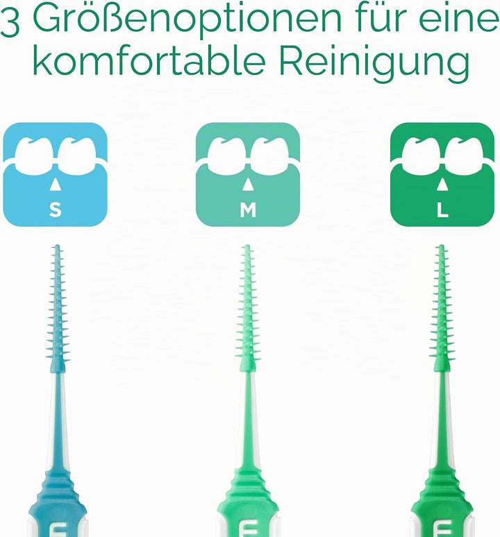 GUM SOFT-PICKS MINTY Interdentalreiniger | Zahnzwischenraumreinigung Und Plaqueentfernung | Breiter